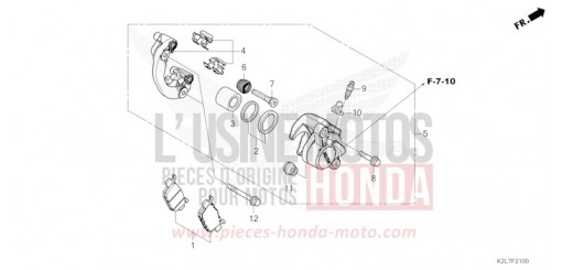 REAR BRAKE CALIPER ADV350AN de 2022